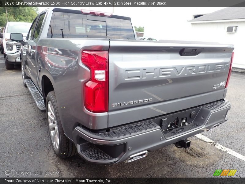 Satin Steel Metallic / Jet Black 2020 Chevrolet Silverado 1500 High Country Crew Cab 4x4