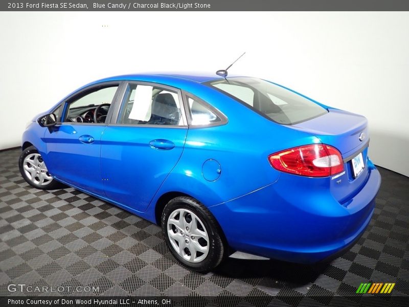Blue Candy / Charcoal Black/Light Stone 2013 Ford Fiesta SE Sedan