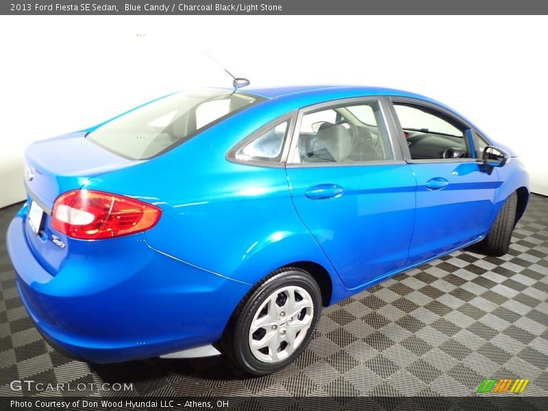 Blue Candy / Charcoal Black/Light Stone 2013 Ford Fiesta SE Sedan