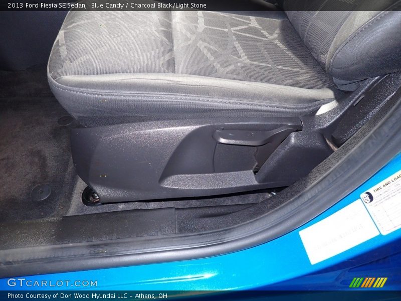Blue Candy / Charcoal Black/Light Stone 2013 Ford Fiesta SE Sedan