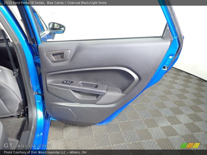Blue Candy / Charcoal Black/Light Stone 2013 Ford Fiesta SE Sedan