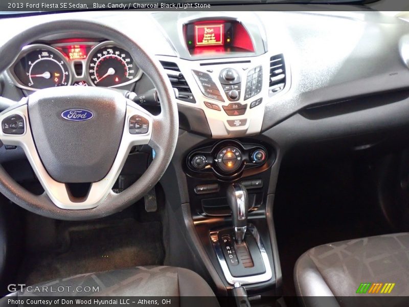 Blue Candy / Charcoal Black/Light Stone 2013 Ford Fiesta SE Sedan