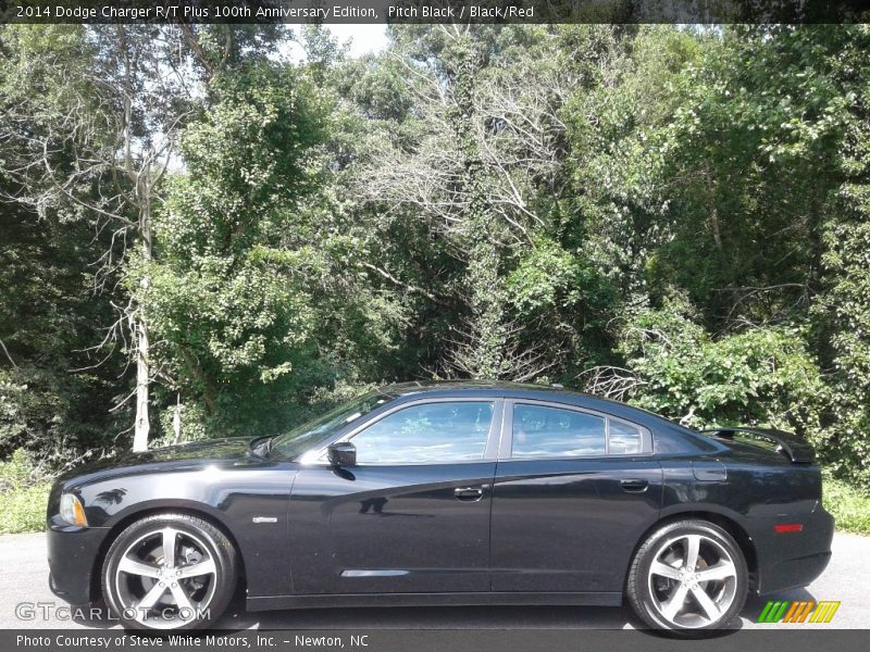 Pitch Black / Black/Red 2014 Dodge Charger R/T Plus 100th Anniversary Edition
