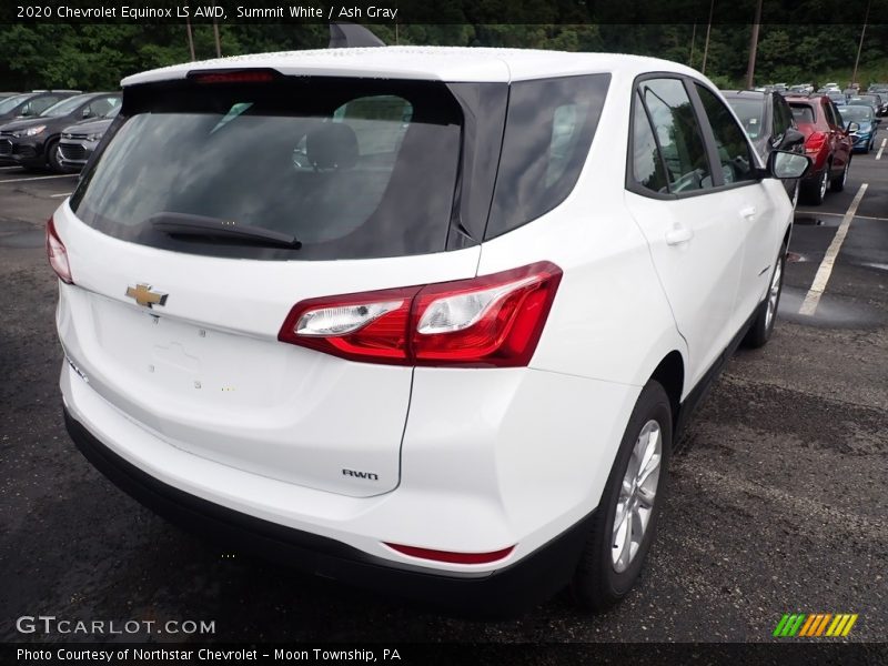Summit White / Ash Gray 2020 Chevrolet Equinox LS AWD