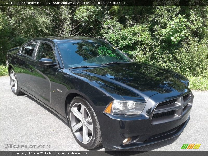 Pitch Black / Black/Red 2014 Dodge Charger R/T Plus 100th Anniversary Edition