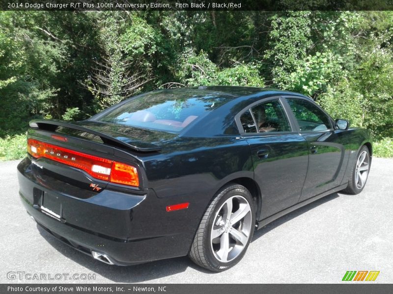 Pitch Black / Black/Red 2014 Dodge Charger R/T Plus 100th Anniversary Edition
