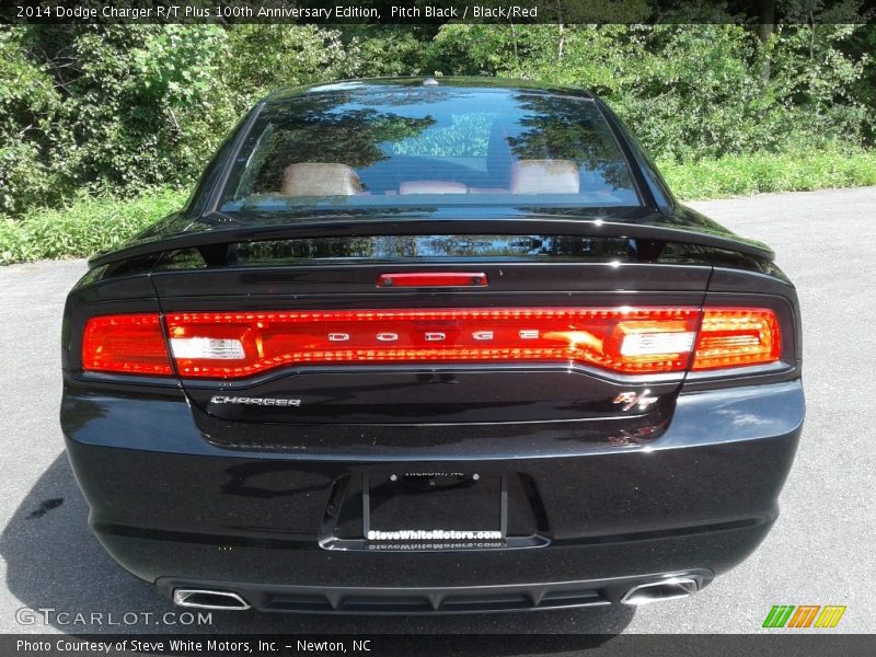 Pitch Black / Black/Red 2014 Dodge Charger R/T Plus 100th Anniversary Edition