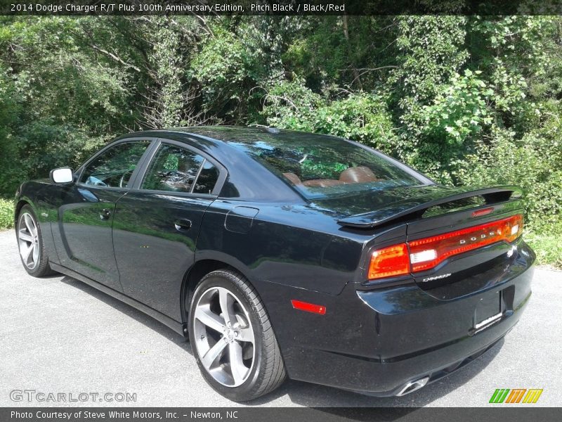 Pitch Black / Black/Red 2014 Dodge Charger R/T Plus 100th Anniversary Edition