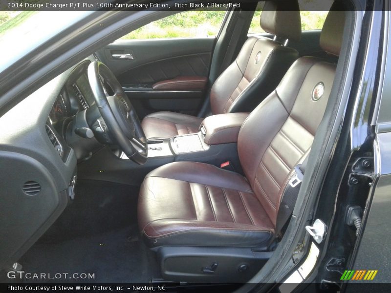 Pitch Black / Black/Red 2014 Dodge Charger R/T Plus 100th Anniversary Edition