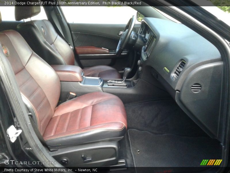 Pitch Black / Black/Red 2014 Dodge Charger R/T Plus 100th Anniversary Edition