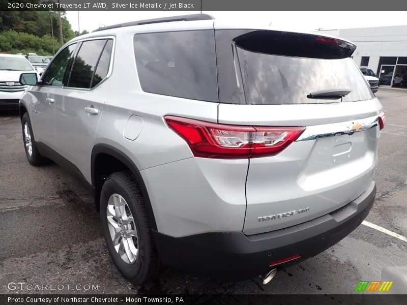Silver Ice Metallic / Jet Black 2020 Chevrolet Traverse LT AWD