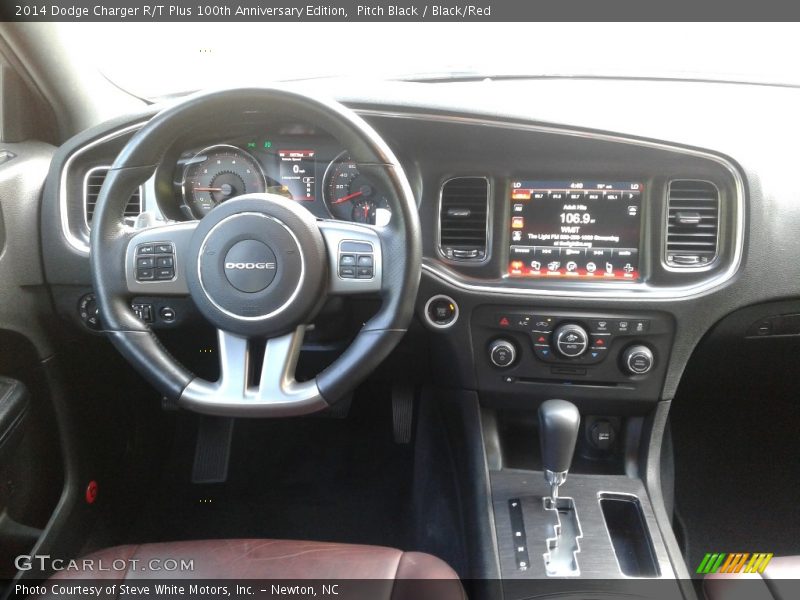 Pitch Black / Black/Red 2014 Dodge Charger R/T Plus 100th Anniversary Edition