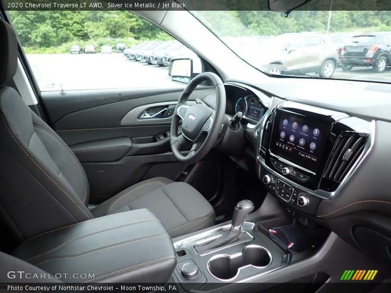 Silver Ice Metallic / Jet Black 2020 Chevrolet Traverse LT AWD