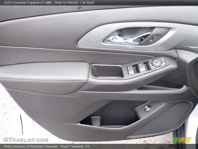 Silver Ice Metallic / Jet Black 2020 Chevrolet Traverse LT AWD