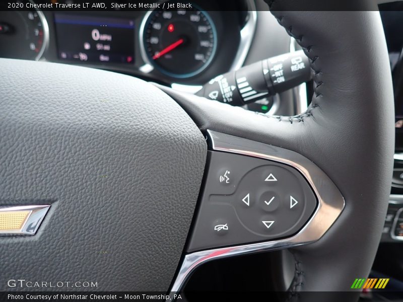 Silver Ice Metallic / Jet Black 2020 Chevrolet Traverse LT AWD