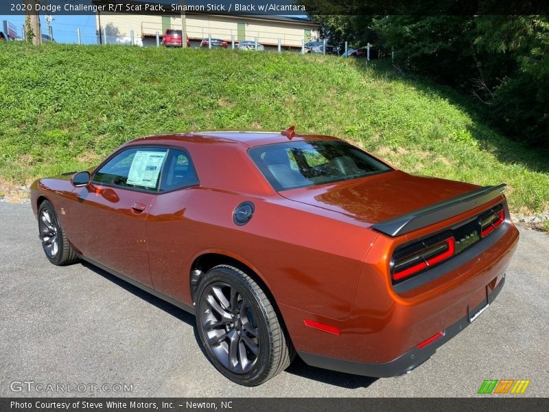 Sinamon Stick / Black w/Alcantara 2020 Dodge Challenger R/T Scat Pack