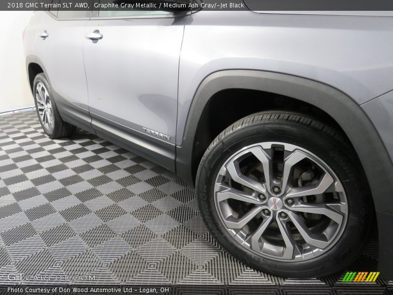 Graphite Gray Metallic / Medium Ash Gray/­Jet Black 2018 GMC Terrain SLT AWD