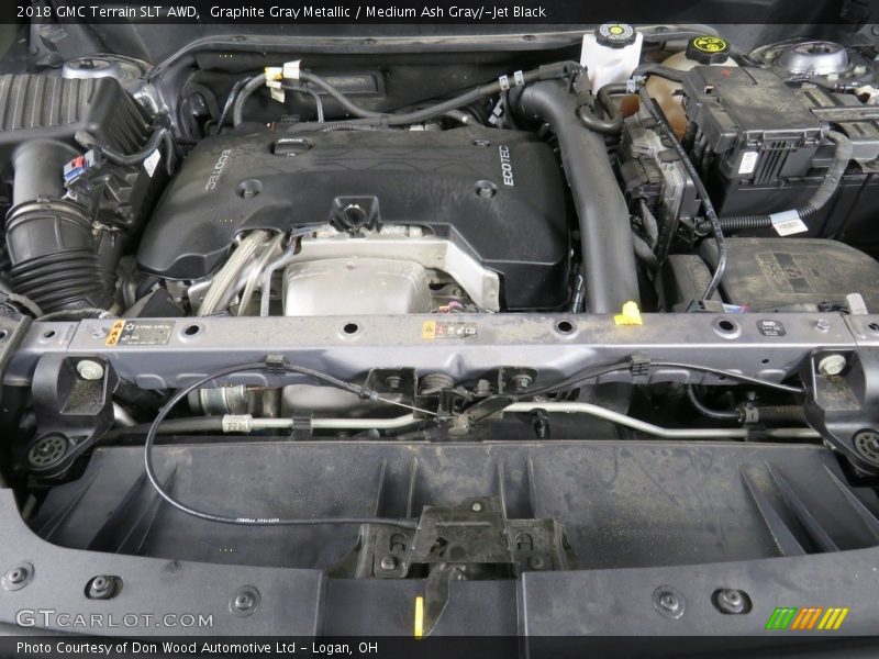Graphite Gray Metallic / Medium Ash Gray/­Jet Black 2018 GMC Terrain SLT AWD