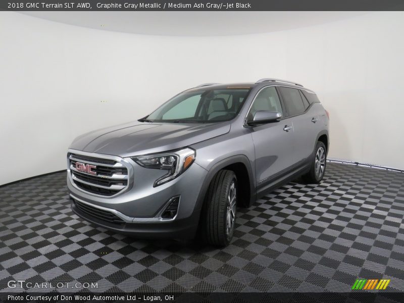 Graphite Gray Metallic / Medium Ash Gray/­Jet Black 2018 GMC Terrain SLT AWD
