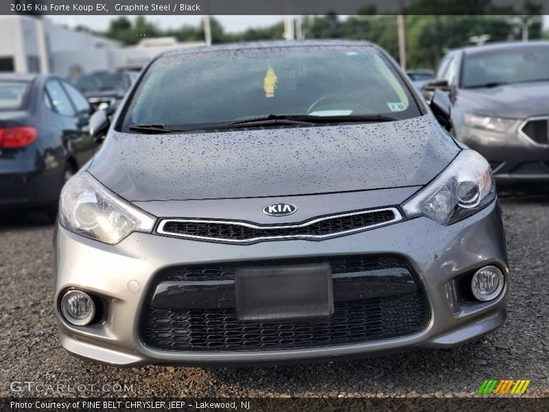 Graphite Steel / Black 2016 Kia Forte Koup EX