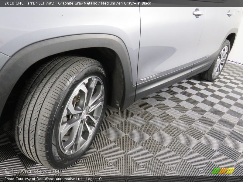 Graphite Gray Metallic / Medium Ash Gray/­Jet Black 2018 GMC Terrain SLT AWD