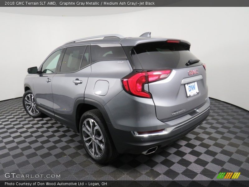 Graphite Gray Metallic / Medium Ash Gray/­Jet Black 2018 GMC Terrain SLT AWD