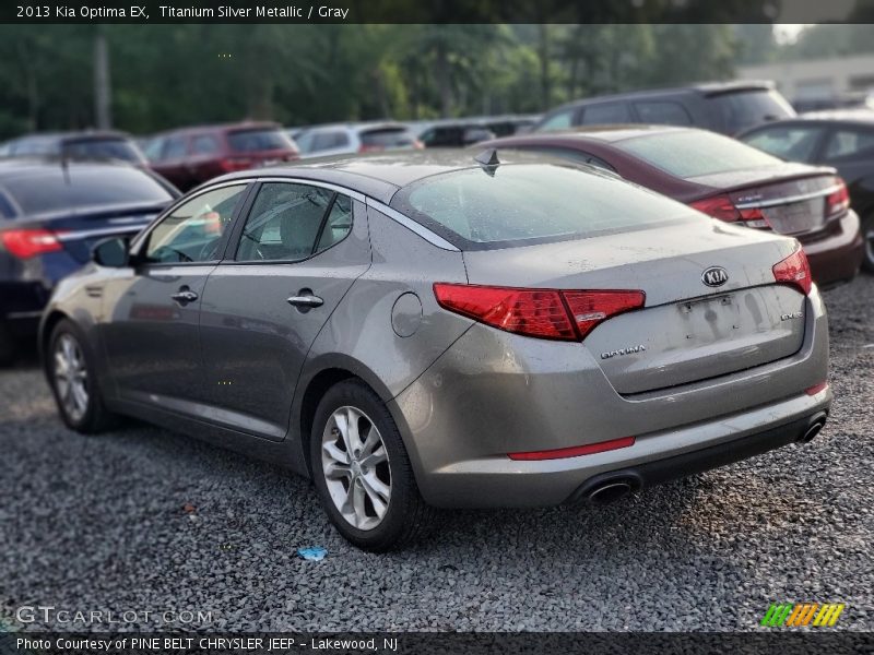 Titanium Silver Metallic / Gray 2013 Kia Optima EX