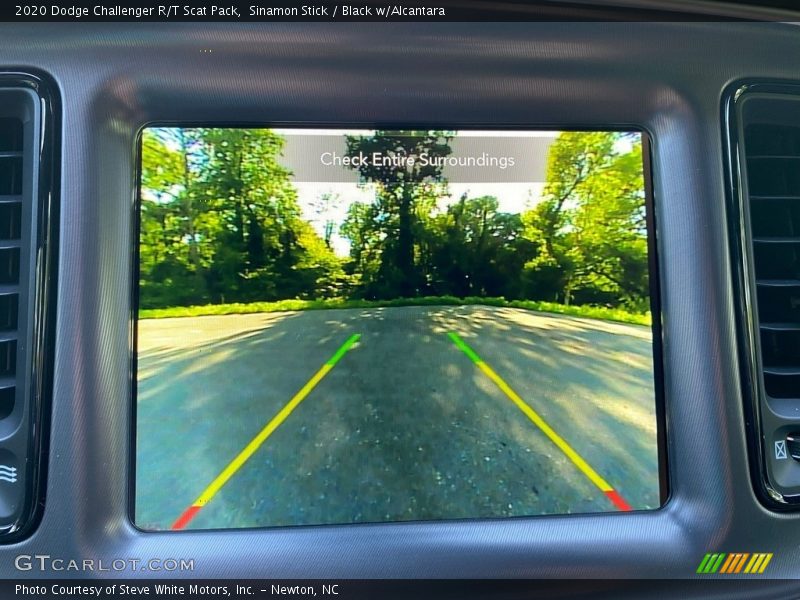 Sinamon Stick / Black w/Alcantara 2020 Dodge Challenger R/T Scat Pack
