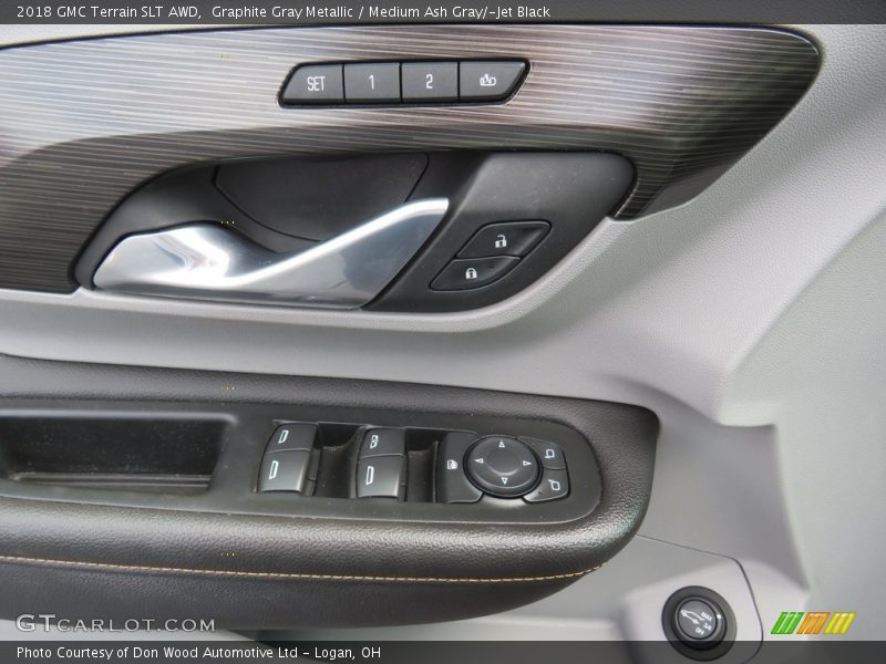 Graphite Gray Metallic / Medium Ash Gray/­Jet Black 2018 GMC Terrain SLT AWD
