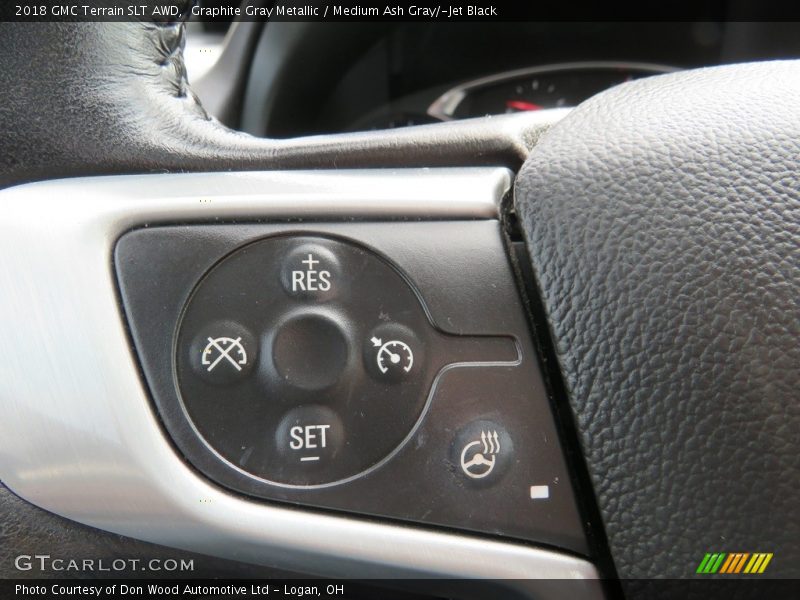 Graphite Gray Metallic / Medium Ash Gray/­Jet Black 2018 GMC Terrain SLT AWD