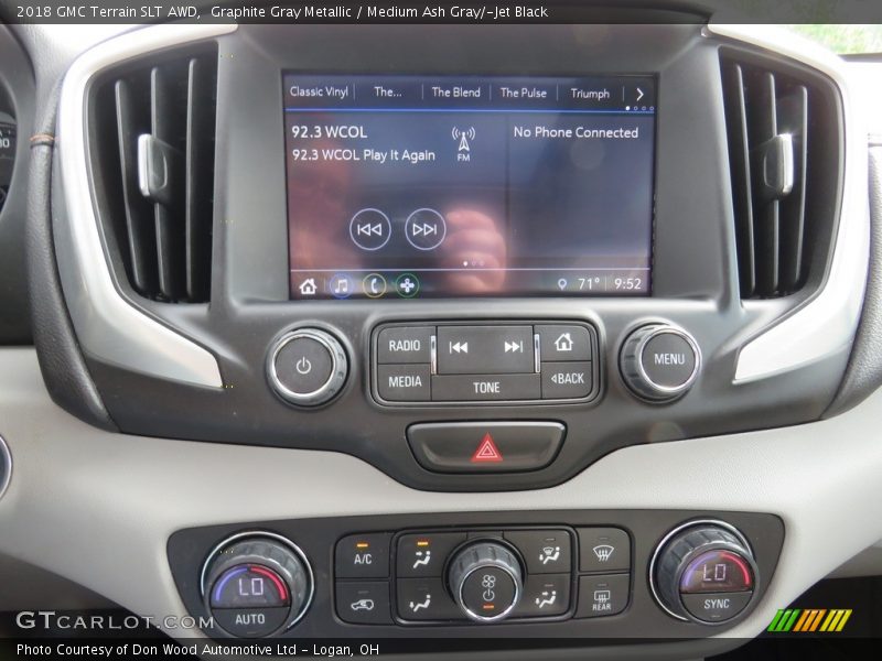 Graphite Gray Metallic / Medium Ash Gray/­Jet Black 2018 GMC Terrain SLT AWD