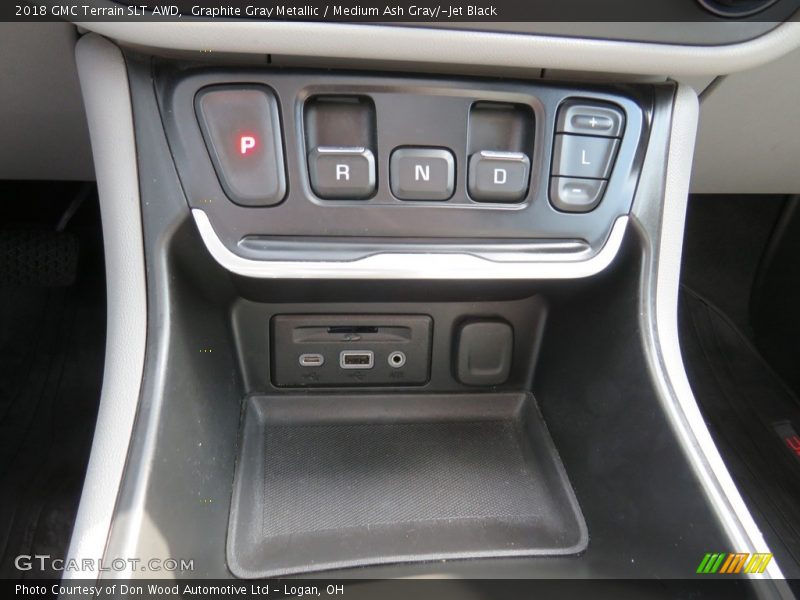 Graphite Gray Metallic / Medium Ash Gray/­Jet Black 2018 GMC Terrain SLT AWD