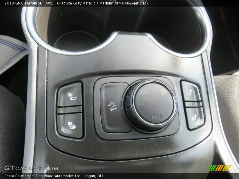 Graphite Gray Metallic / Medium Ash Gray/­Jet Black 2018 GMC Terrain SLT AWD