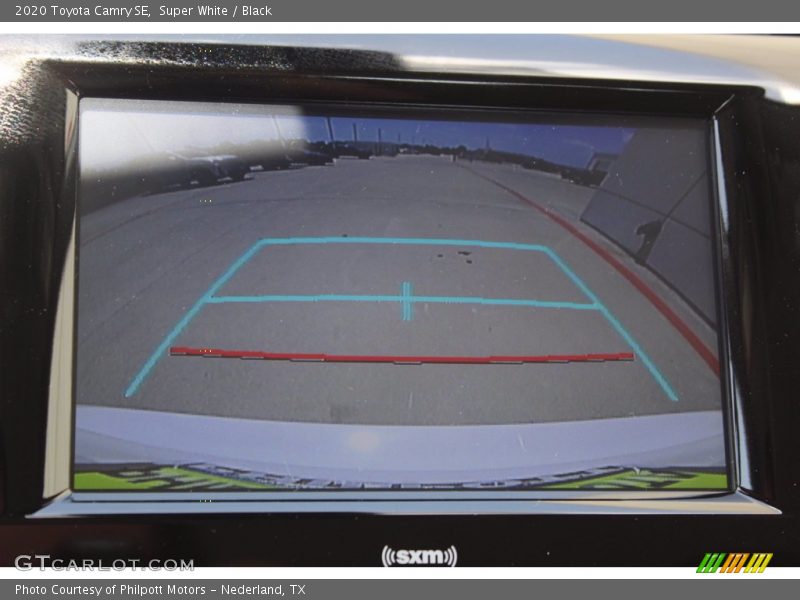 Super White / Black 2020 Toyota Camry SE