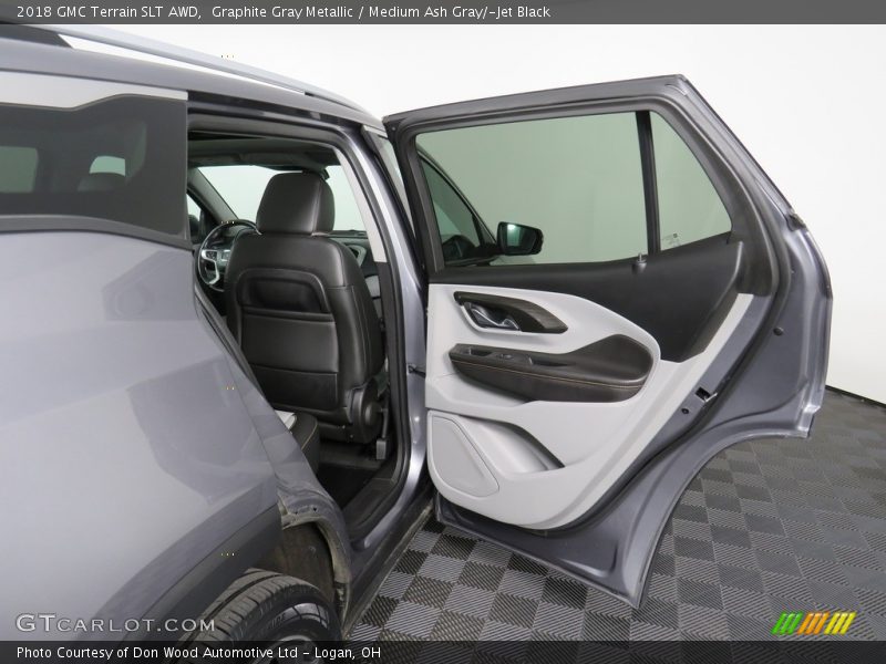 Graphite Gray Metallic / Medium Ash Gray/­Jet Black 2018 GMC Terrain SLT AWD