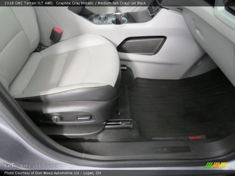 Graphite Gray Metallic / Medium Ash Gray/­Jet Black 2018 GMC Terrain SLT AWD
