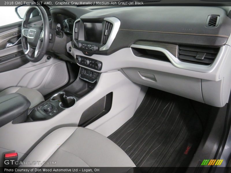 Graphite Gray Metallic / Medium Ash Gray/­Jet Black 2018 GMC Terrain SLT AWD