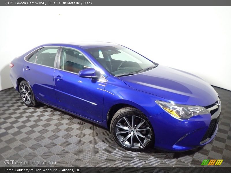 Blue Crush Metallic / Black 2015 Toyota Camry XSE