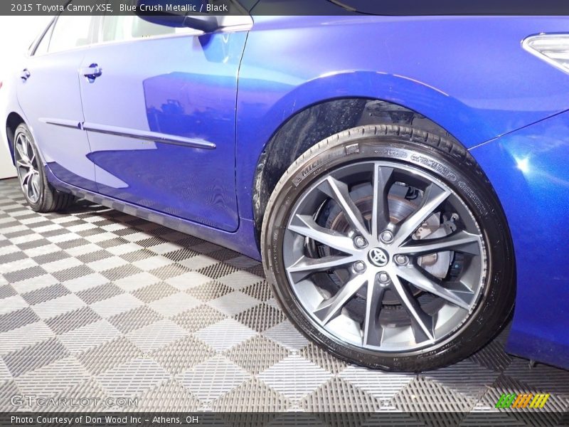 Blue Crush Metallic / Black 2015 Toyota Camry XSE