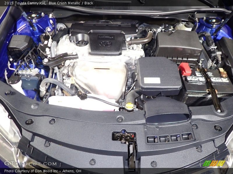 Blue Crush Metallic / Black 2015 Toyota Camry XSE