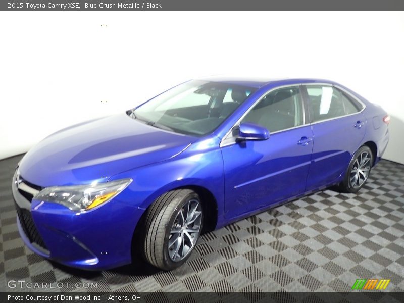 Blue Crush Metallic / Black 2015 Toyota Camry XSE