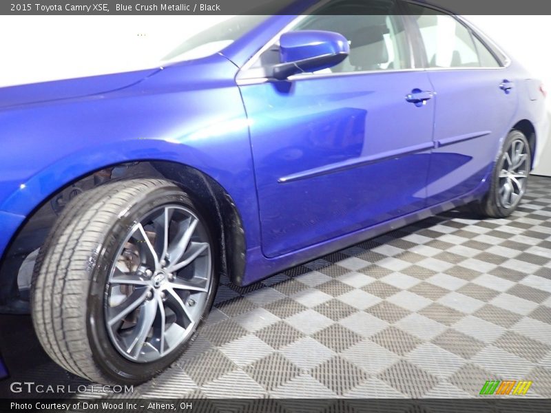 Blue Crush Metallic / Black 2015 Toyota Camry XSE