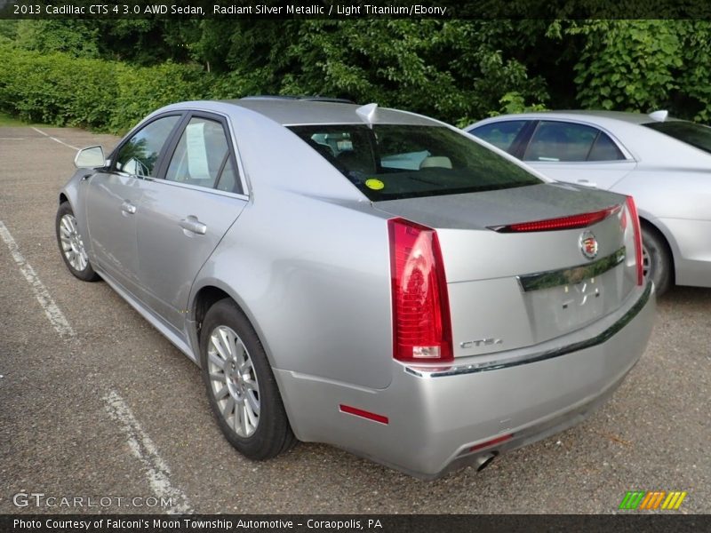 Radiant Silver Metallic / Light Titanium/Ebony 2013 Cadillac CTS 4 3.0 AWD Sedan