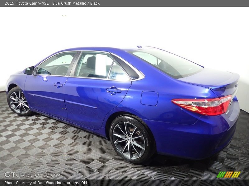 Blue Crush Metallic / Black 2015 Toyota Camry XSE