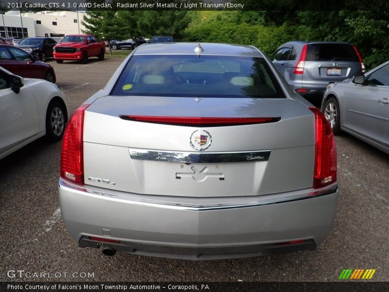 Radiant Silver Metallic / Light Titanium/Ebony 2013 Cadillac CTS 4 3.0 AWD Sedan