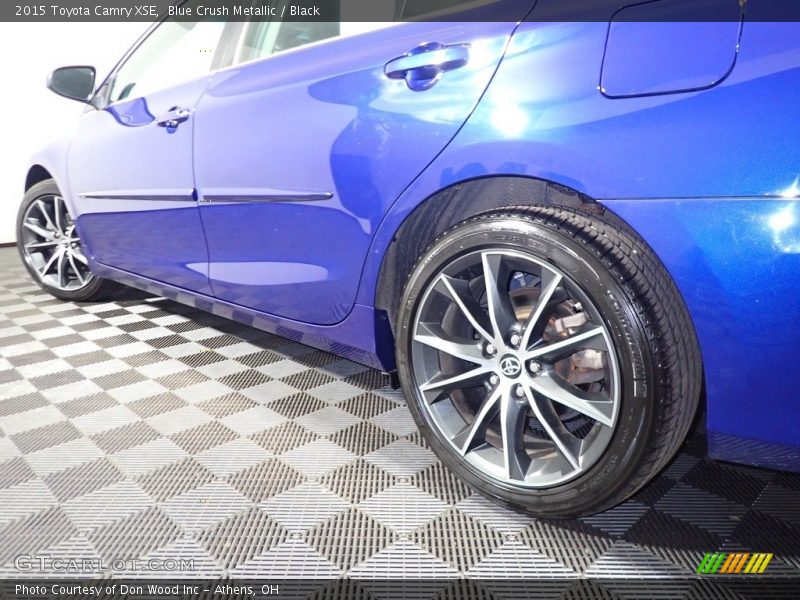 Blue Crush Metallic / Black 2015 Toyota Camry XSE