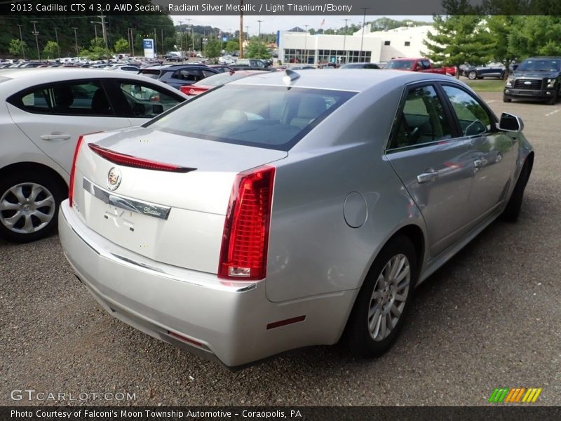 Radiant Silver Metallic / Light Titanium/Ebony 2013 Cadillac CTS 4 3.0 AWD Sedan