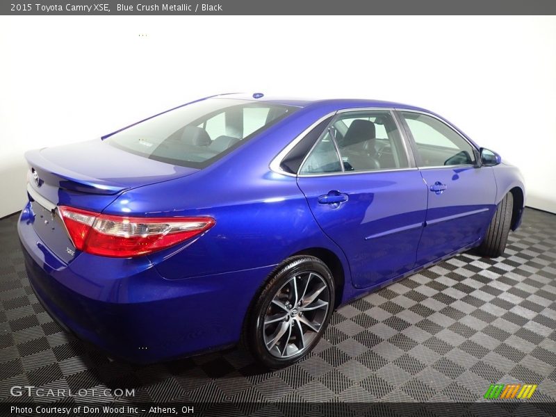 Blue Crush Metallic / Black 2015 Toyota Camry XSE