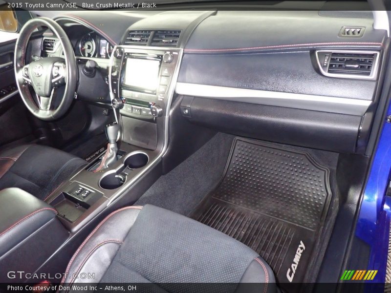 Blue Crush Metallic / Black 2015 Toyota Camry XSE
