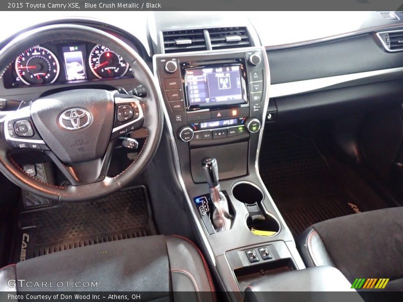 Blue Crush Metallic / Black 2015 Toyota Camry XSE